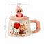 Pibo Bunny Ceramic Mug With Lid