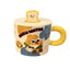 Cute Bread Ceramic Mug With Lid