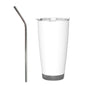 1pc Custom 20oz Stainless Steel Car Tumbler with Silver Rim - Insulated Tapered Travel Cup with Lid, No Minimum - Perfect Gift for Mom, Lover, Couple, Sister, Friend, Ideal for Driving, Commute, Home, Travel, Summer & Winter Use