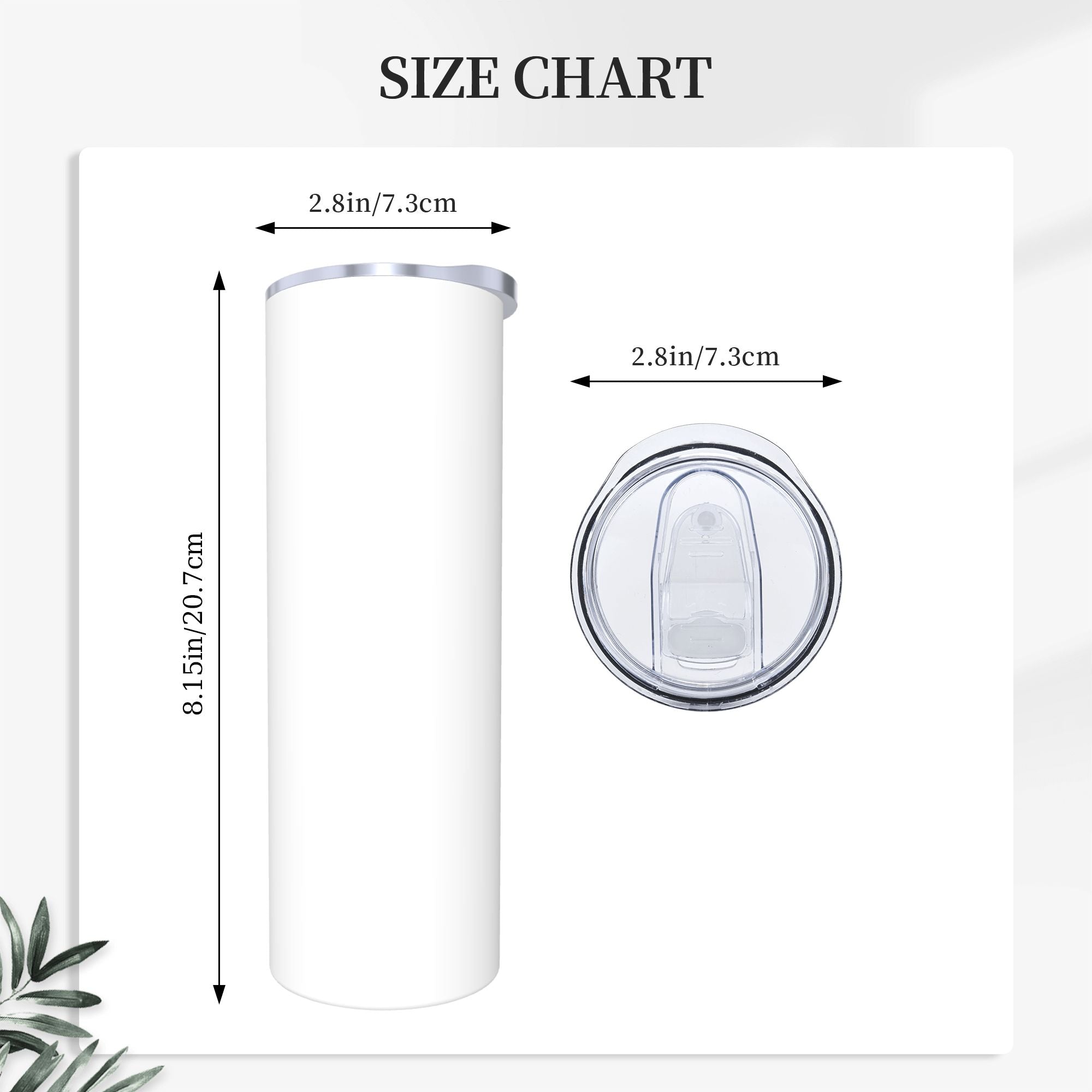1pc Custom 20oz Stainless Steel Skinny Tumbler with Straw & Brush - Insulated Straight Travel Cup with Sliding Lid, No Minimum - Perfect Gift for Mom, Lover, Couple, Sister, Friend, Ideal for Car, Office, Home, Travel, Summer & Winter Use
