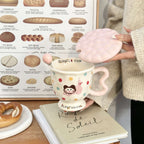Bowknot Cat & Dog Pedestal Ceramic Mug