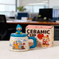 Pibo Bunny Ceramic Mug With Lid